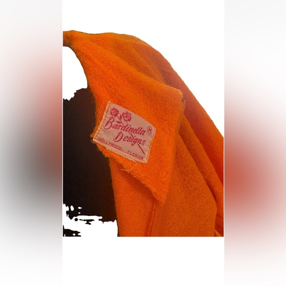 Orange Floral Women's Swim Coverup - Picture 4 of 7